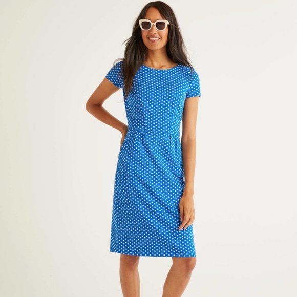 Boden Dresses & Skirts - Boden Bold Blue Spaced Daisy Phoebe Floral Dress-Size 12R